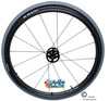 24" x 1 3/8" (540) 16 Spoke Wheel With ALL TERRAIN AIR PNEUMATIC Tires - Set of 2